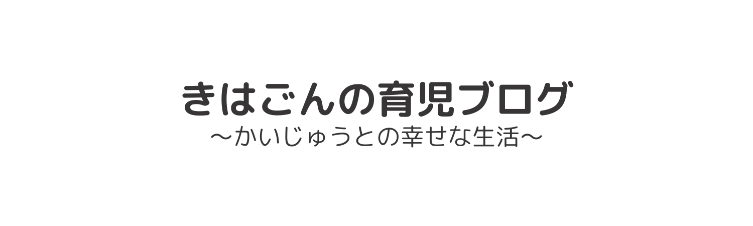 きはごんの育児ブログ